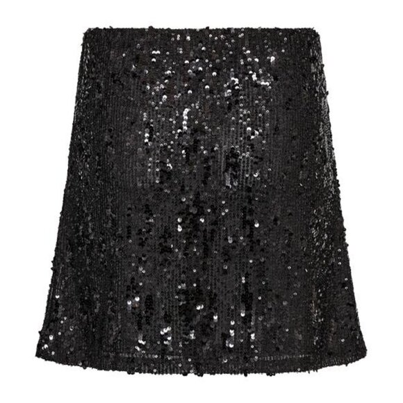 NWT SOYA CONCEPT Angel Black Sequin Mini Skirt - Picture 2 of 2